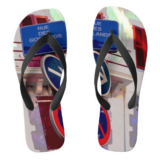 Chanclas Rótulos de la Calle Francesa