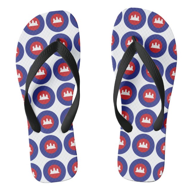 Chanclas Roundel de Camboya (Plantilla)