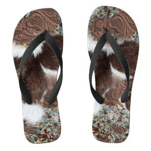 Chanclas Rustic Western Country Cowboy Style