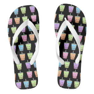 Chanclas Sabores de té de leche Boba