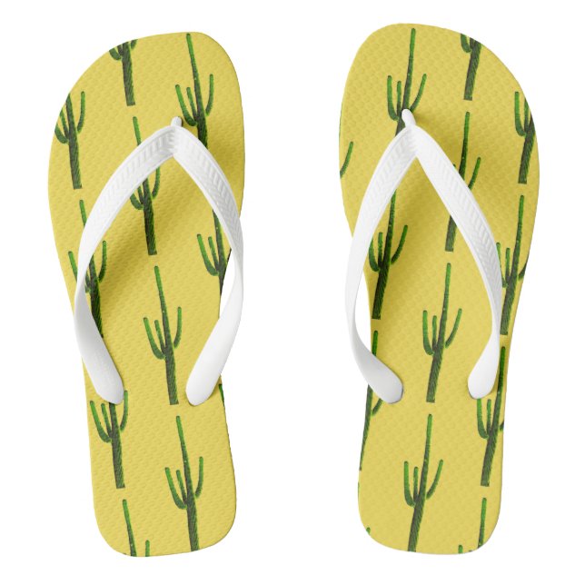 Chanclas Saguaro Cactus Arizona Suroeste Flip Flops (Plantilla)
