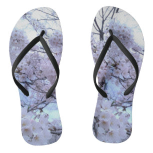 Chanclas Sakura Cherry Blossom Floral Flip Flops