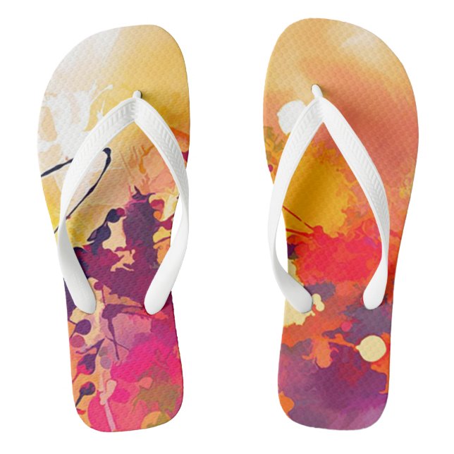 Chanclas Salpicadura de pintura (Plantilla)