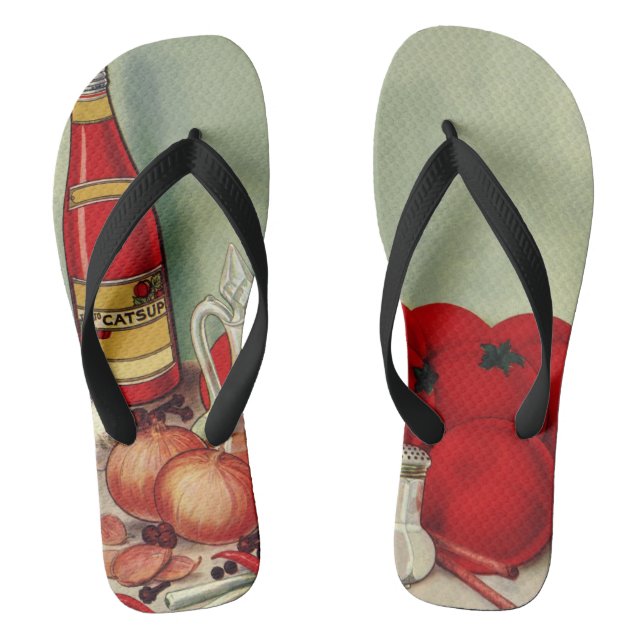 Chanclas Salsa de tomate de comida italiana antigua Cebolla (Plantilla)