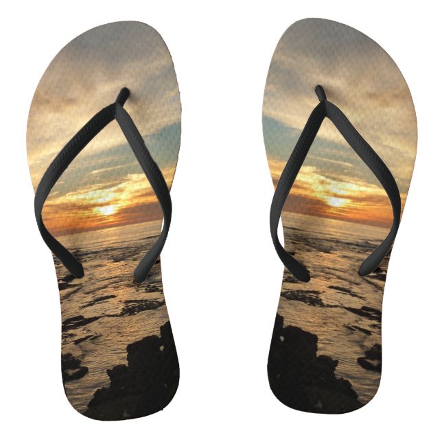 Chanclas San Diego Sunset I California Seascape (Plantilla)