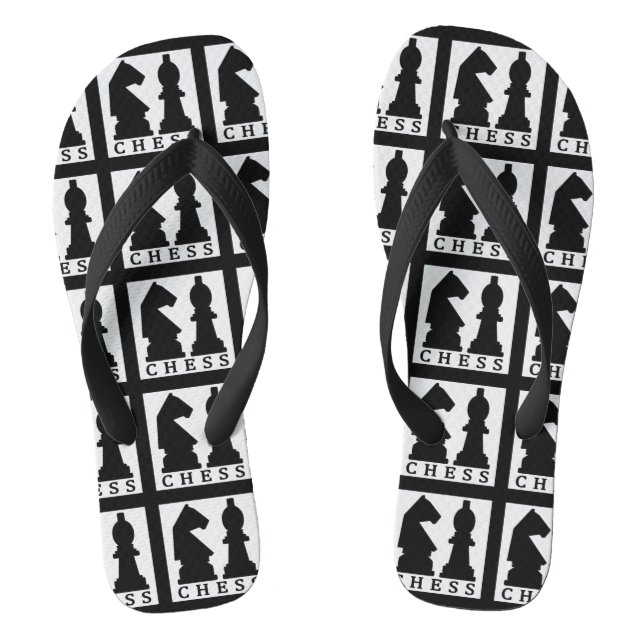 Chanclas Sándalos de ajedrez (Plantilla)