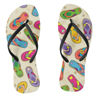 Chanclas Sándalos impresos coloridos