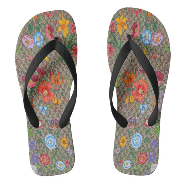 Chanclas sandals with an innovative floral design (Plantilla)