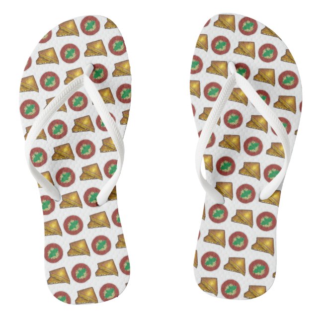 Chanclas Sándwich de tomate asado y tostado (Plantilla)