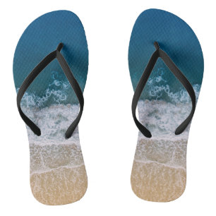 Chanclas Sandy Beach Vista Aérea Turquesa Mar Azul Florida