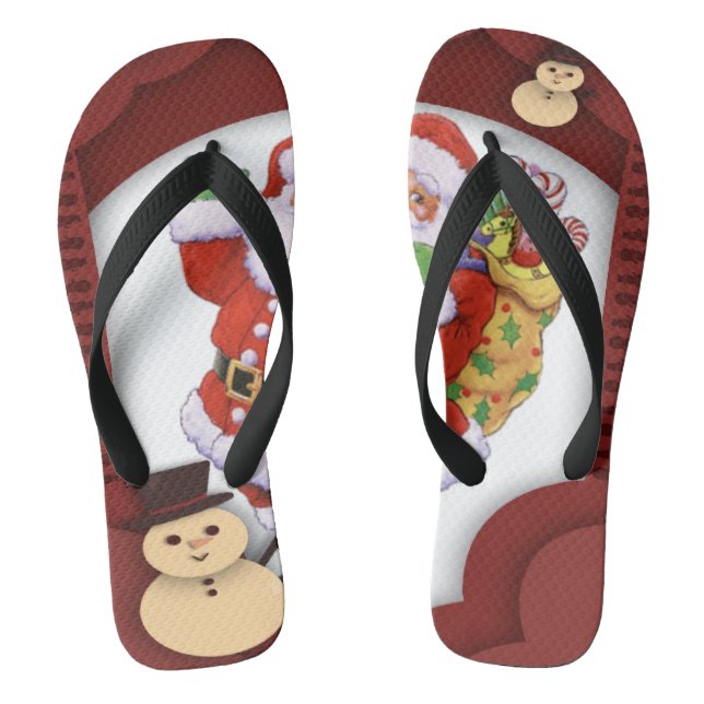 Chanclas Santa Claus (Plantilla)