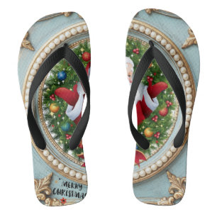 Chanclas Santa Navidad