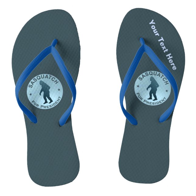 Chanclas Sasquatch Para Presidente (Plantilla)