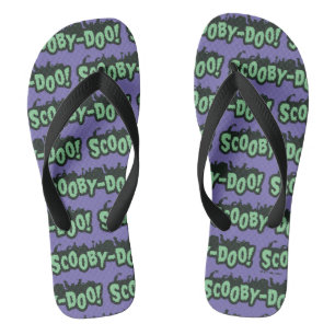 Chanclas ¡Scooby-Doo! Logotipo de silueta de monstruos