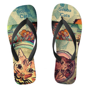 Chanclas Scuba Cats flip flops