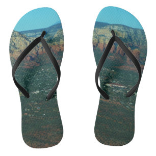 Chanclas Sedona y Coffee Pot Rock desde arriba
