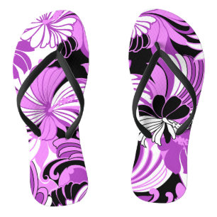 Chanclas Selva tropical hawaiana de Hibiscus
