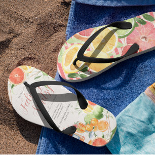 Chanclas Sensación Spritzy   Citrus Bachelorette Weekend