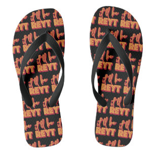 Chanclas Será Reyt Yorkshire British Slang Flipflops