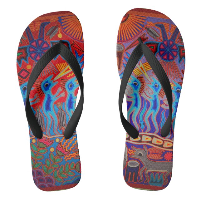 Chanclas Shaman Peyote Ritual Flip Flops (Plantilla)