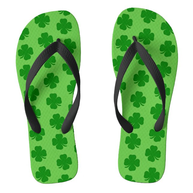 Chanclas Shamrock, ¡Feliz Día de San Patricio! (Plantilla)
