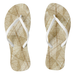 Chanclas Sheer Lace Leaves