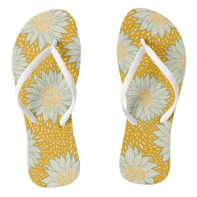 Chanclas Siempre girados amarillos (Plantilla)