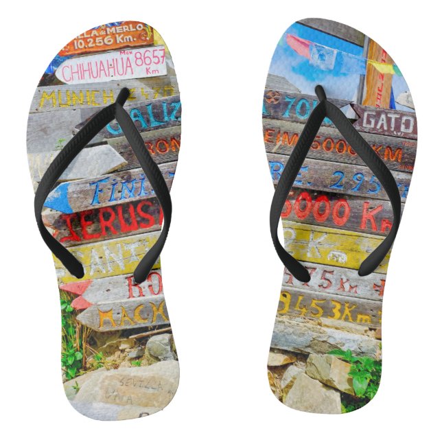 Chanclas Signo de distancia (Plantilla)