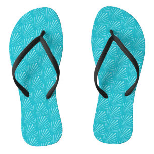 Chanclas Silhouette Diagonal Líneas de la silueta azul Pas