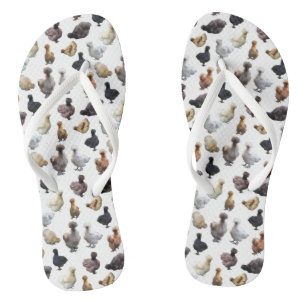 Chanclas Silkie Bantam Chickens