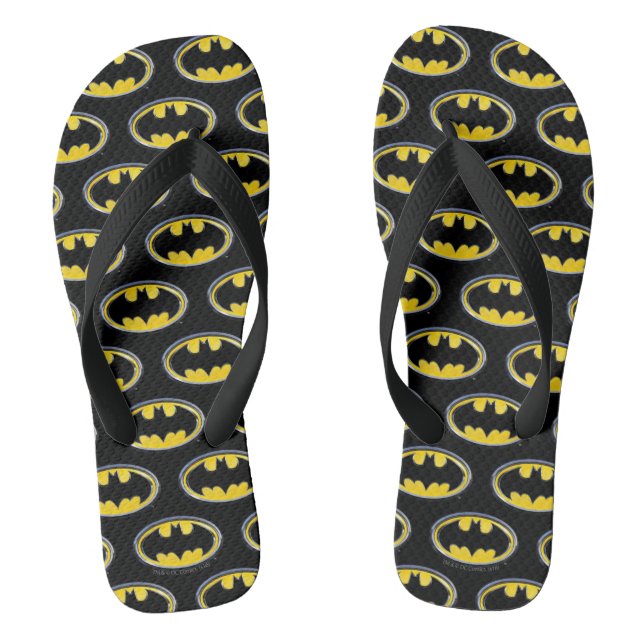 Chanclas Símbolo de Batman | Logotipo clásico (Plantilla)