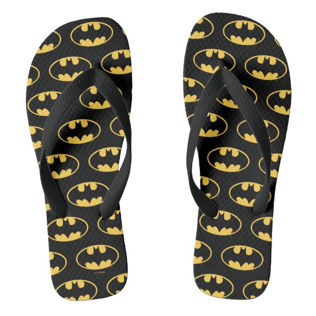 Chanclas Símbolo de Batman | Logotipo Oval (Plantilla)