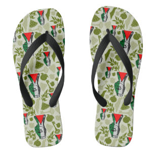 Chanclas Símbolo de triángulo rojo de resistencia con signo