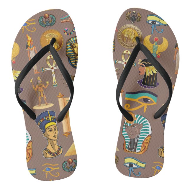 Chanclas Símbolo egipcio de patrón jeroglífico (Plantilla)
