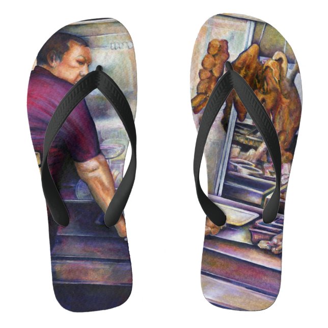 Chanclas Singapur besado por el sol (Plantilla)