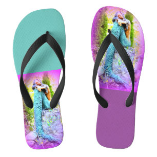 Chanclas sirenas que soñan despierto púrpuras/verde