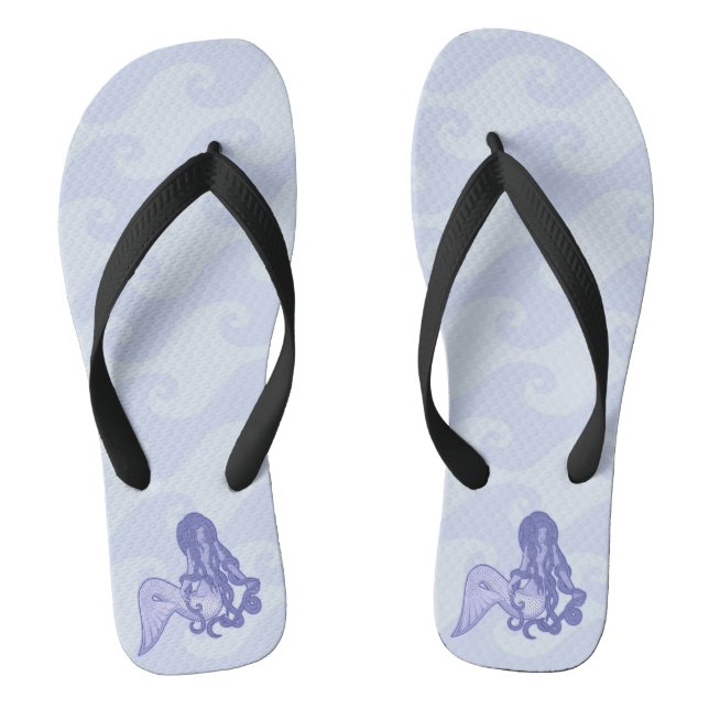 Chanclas Sitting Mermaid Blue (Plantilla)
