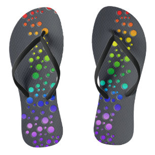 Chanclas SlipperyJoe ama burbujas rojo naranja amarillo ver
