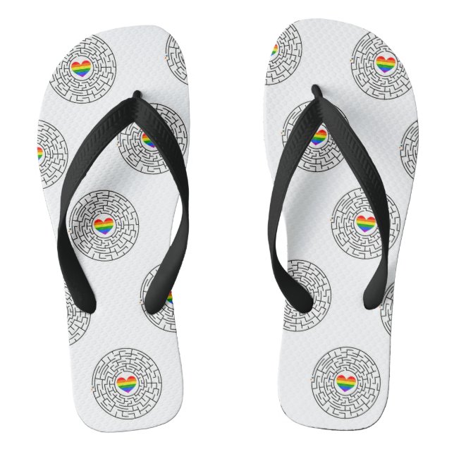 Chanclas SlipperyJoe el labyri labyri del rompecabezas de l (Plantilla)
