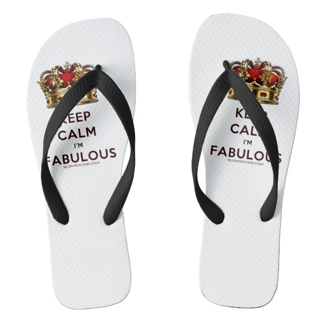 Chanclas SlipperyJoe's mantiene la calma fabulosa y especta (Plantilla)