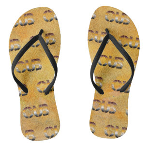 Chanclas SlipperyJoe's oso cachorro con raíces culturales L
