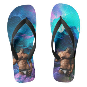 Chanclas SlipperyJoe's ropa interior de hombre musculoso bu