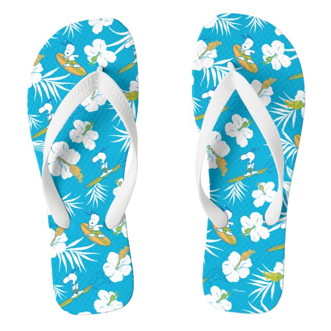 Chanclas Snoopy Brooklyn Beach Pattern (Plantilla)