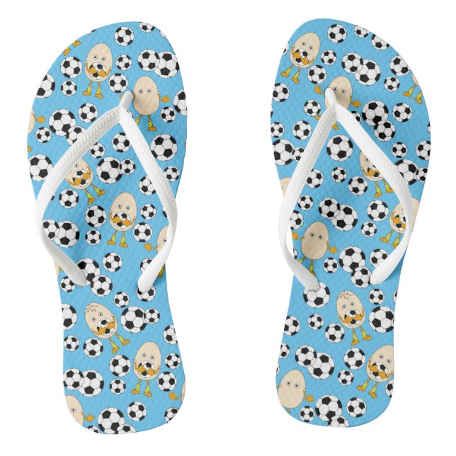 Chanclas Soccer Egghead Pattern Socks (Plantilla)