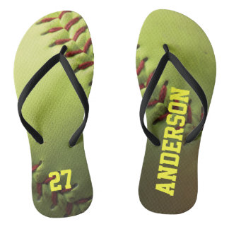 Chanclas Sofball amarillo