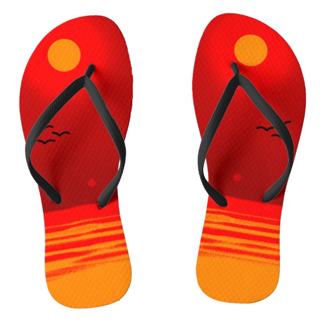 Chanclas Sol Ardiente de Playa de Verano (Plantilla)