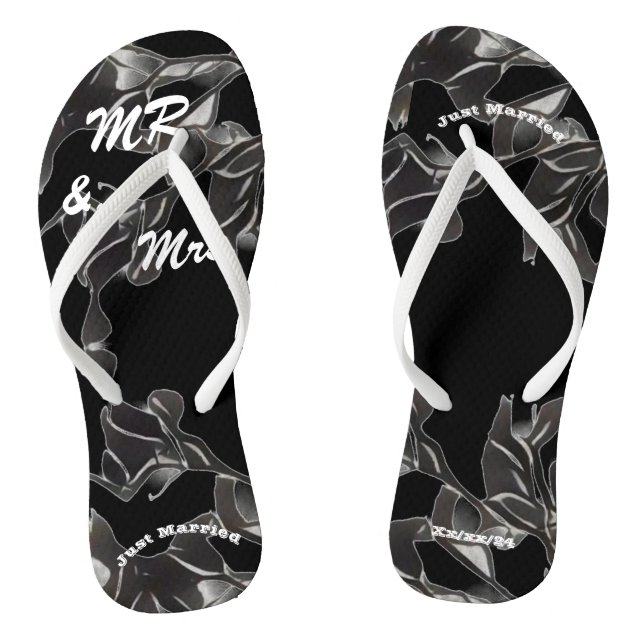 Chanclas Solo casada con negro (Plantilla)