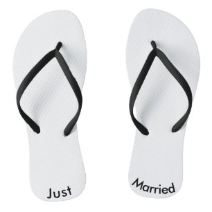 Chanclas Solo novia casada Groom Flip Flops Wedding Ducha