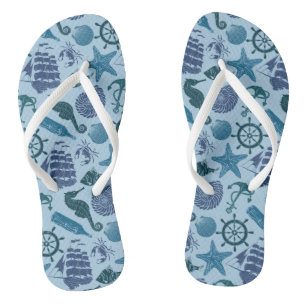 Chanclas Sombras náuticas del modelo azul