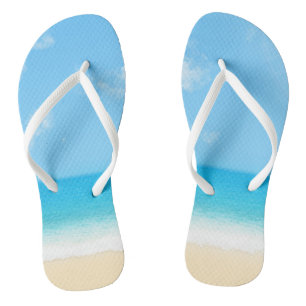 Chanclas Soñando con unas vacaciones de verano tropicales